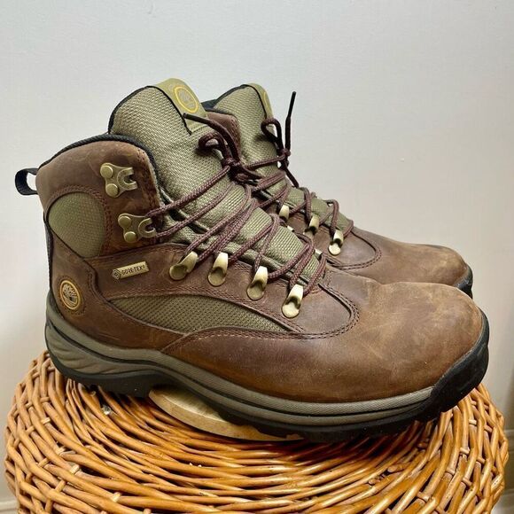 Timberland Chocorua BOOTS Gore-tex Hiking Womens Shoes 15631 Sz 10 Brown Leather - Picture 8 of 8